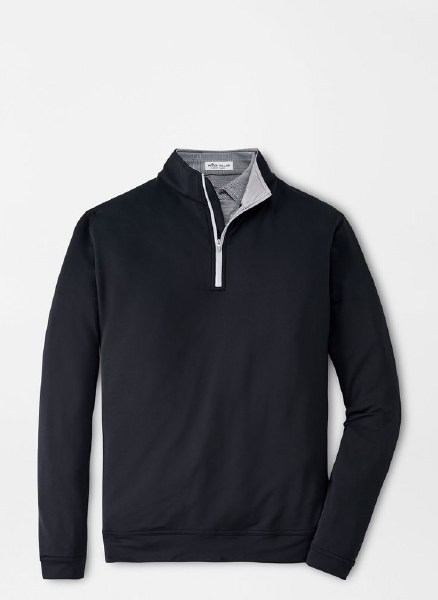 Peter Millar Black Quarter Zip - RJ Pope Mens and Ladies